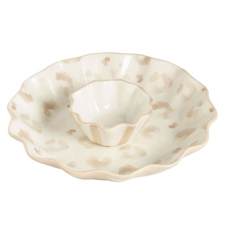 Leopard Chip &amp; Dip Set