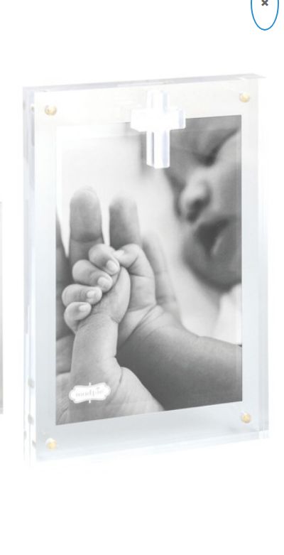 Vertical Layered Cross Acrylic Frame