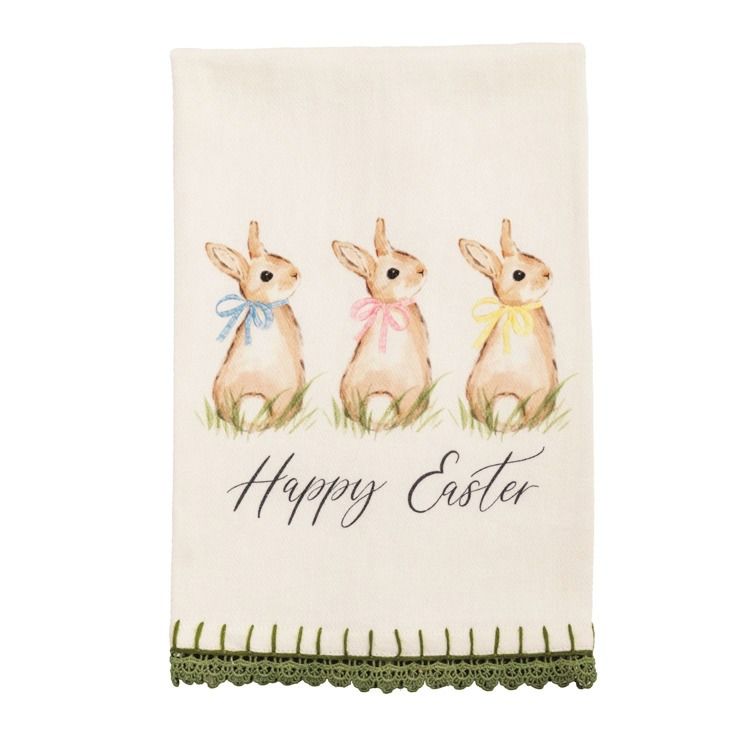 Happy Easter Trim Towels