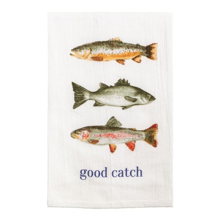 Good Catch Retreat Printed Towel