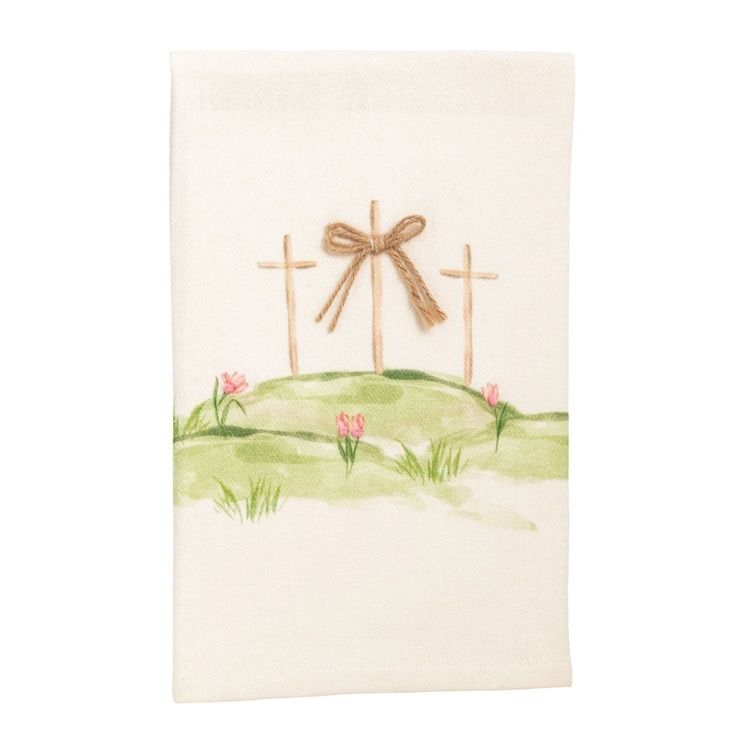 Three Crosses Easter Towel