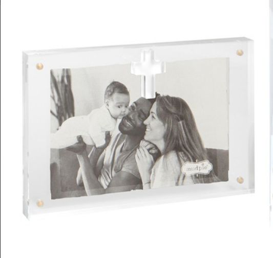 Horizontal Layered Cross Acrylic Frame