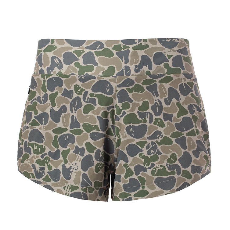 Women's Yoga Shorts-Backwoods