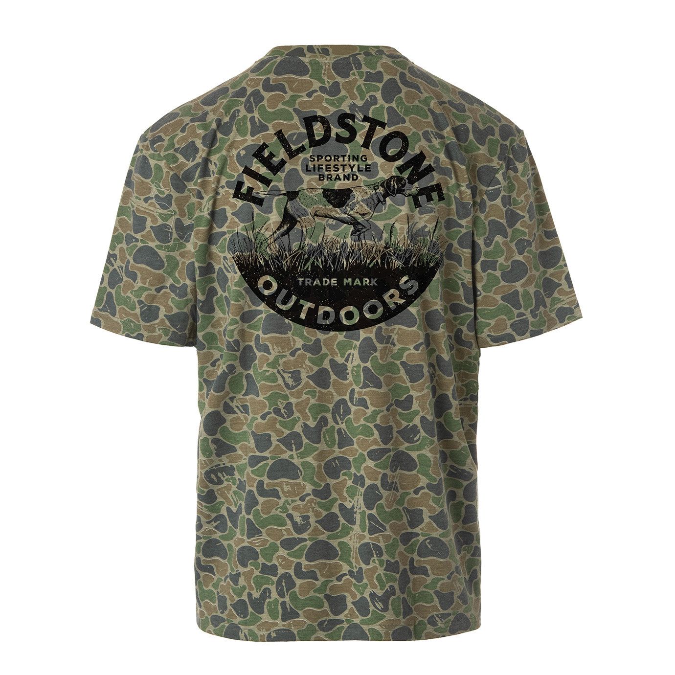 Youth Backwoods Camo Pointer Tee