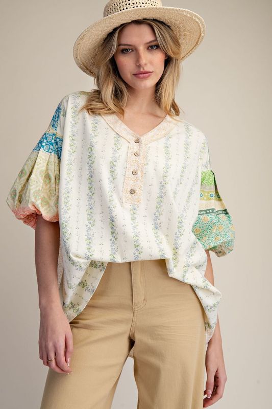 CH Sweet Caroline Floral Top