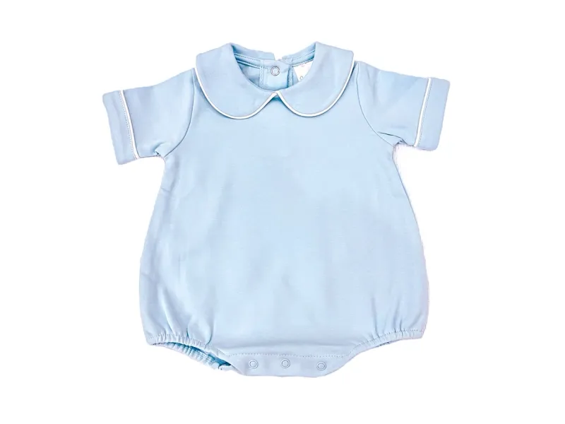 CH Piping Collared Bubble-Blue