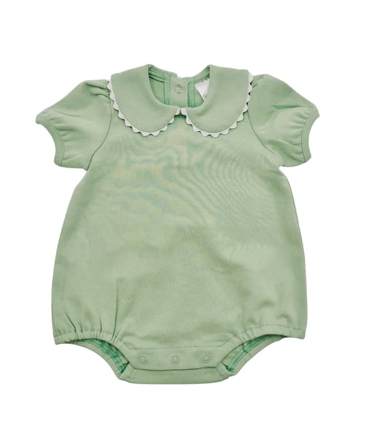 CH Scalloped Collared Bubble-Lt Green