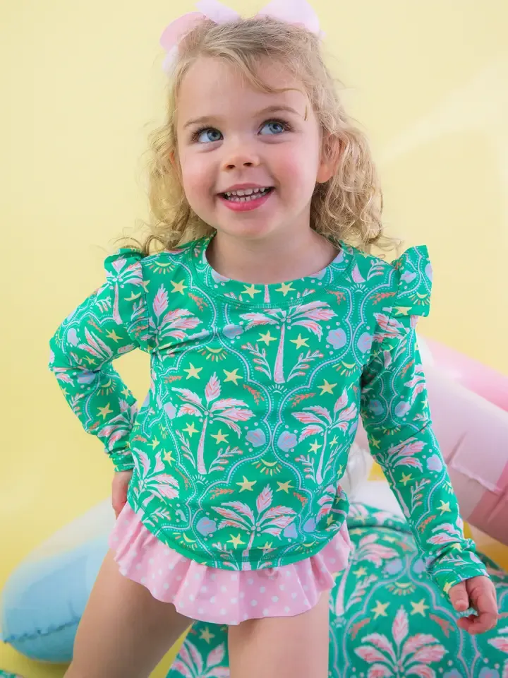 BC Coconut Cabana Rash Guard 2 Piece