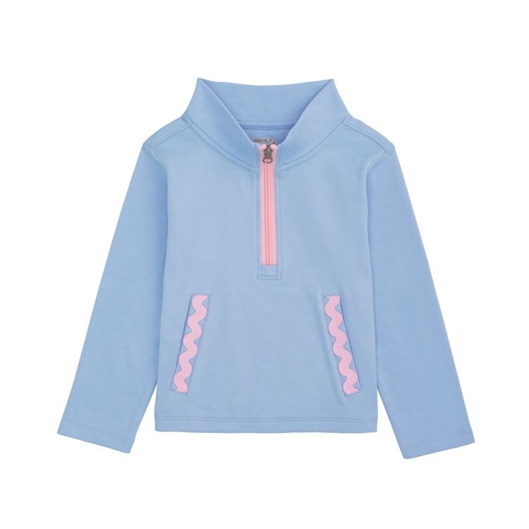 Blue Ric Rac Quarter Zip
