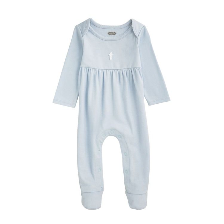 Blue Crochet Cross Sleeper