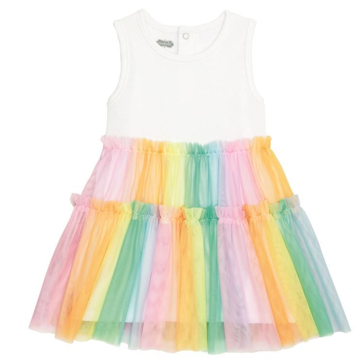 Rainbow Ombre Tutu Dress