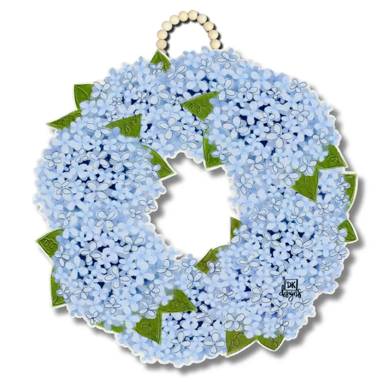 Hydrangea Wreath Door Hanger