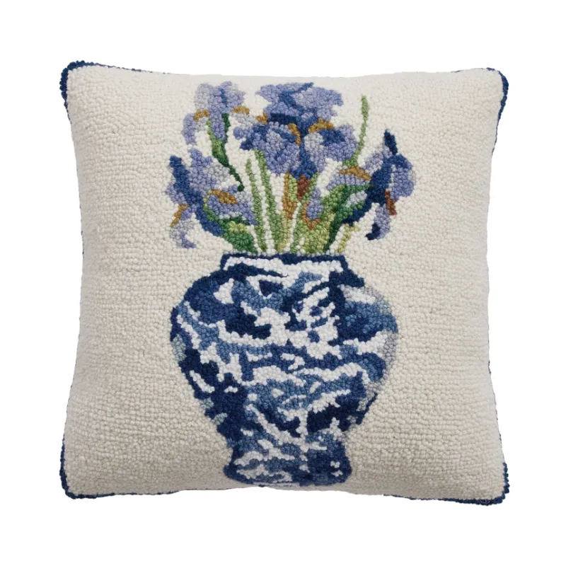 VG Chinoiserie Flowers Hook Pillow