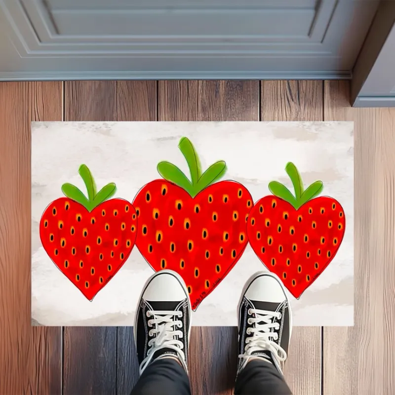 VG Strawberry Trio Rug Floormat