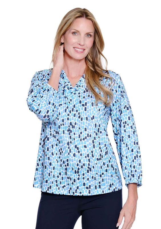 Multi Ruffle Sleeve Top