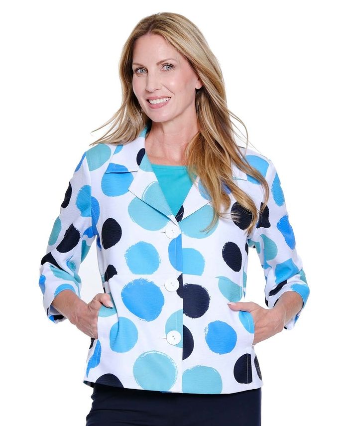 Multi Lapel Collar Lined Jacket