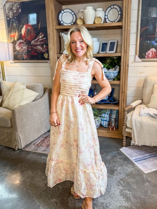 Adeline Pink Multi Dress