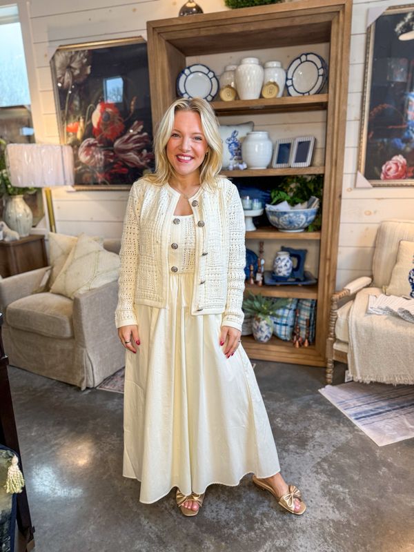 Rachel Ivory Sweater Cardigan 