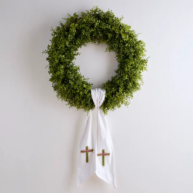 24" Sedum Wreath