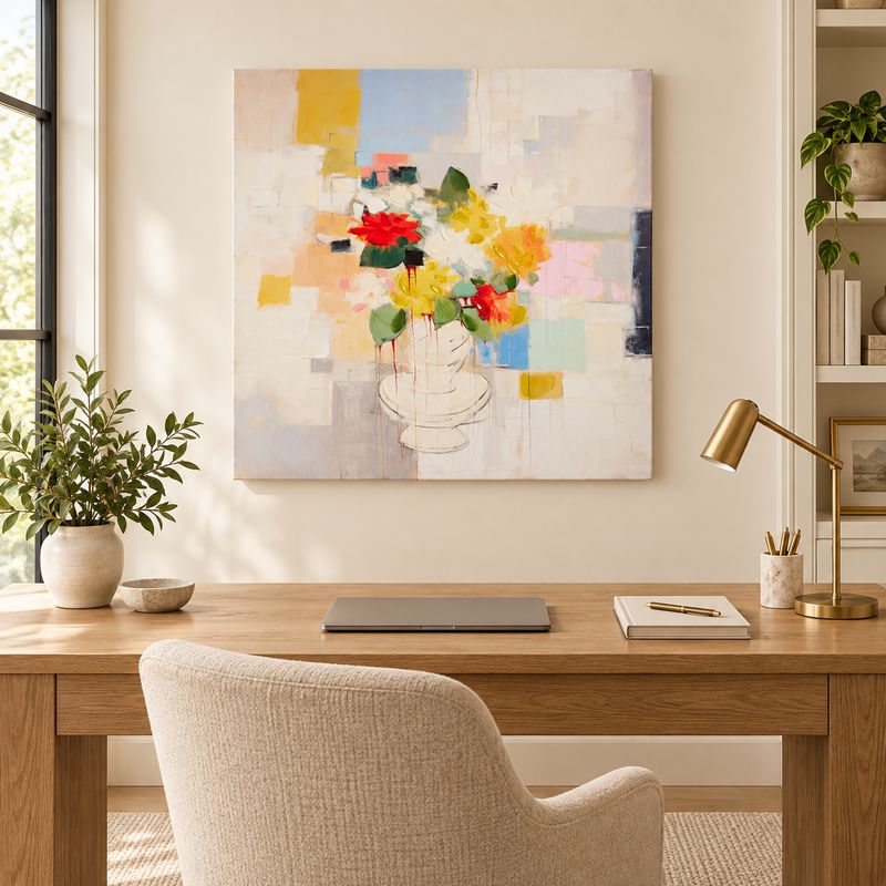29.75" Abstract Wall Art