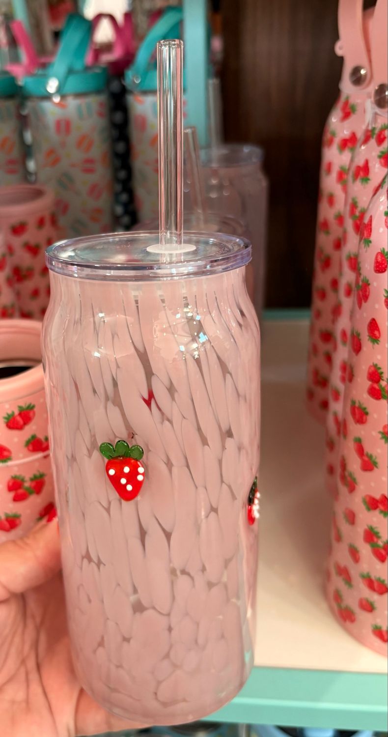 Hydrangea Charm Glass 23oz