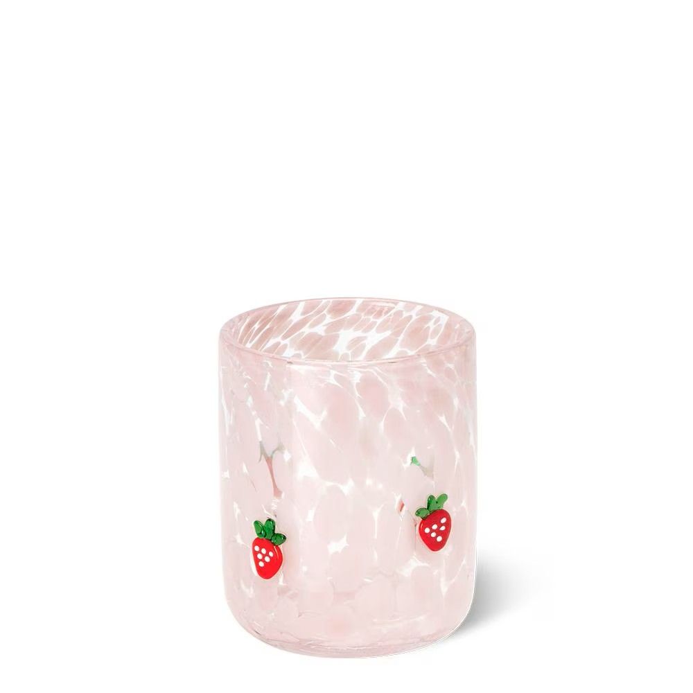 Strawberry Shortcake Charm Glass 17oz