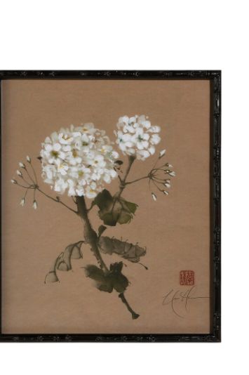24" Perennial Geranium Grace Framed Wall Art