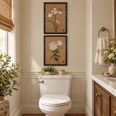 24" Perennial Geranium Grace Framed Wall Art