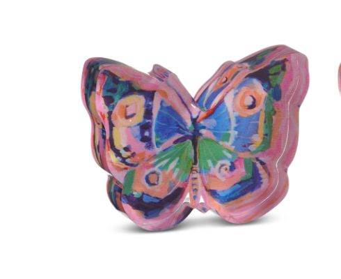 5.25" Springtime Pink Flutter Acrylic