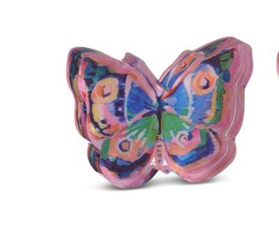5.25" Springtime Pink Flutter Acrylic