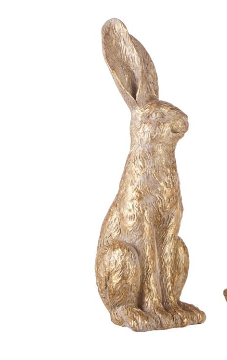 12.25" Straight Gold Leaf Rabbit
