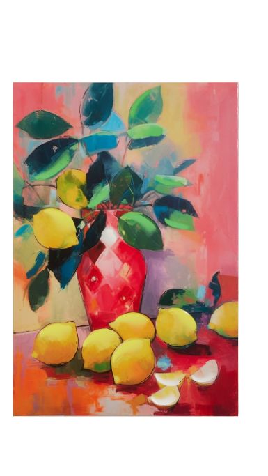 23.75" Zest in Spring Lemon Wall Art