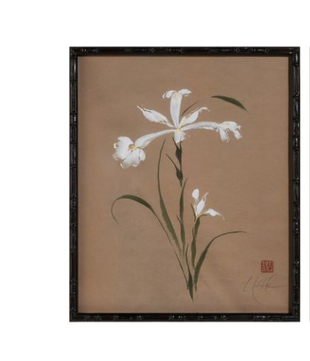 24" Perennial Iris Grace Framed Wall Art