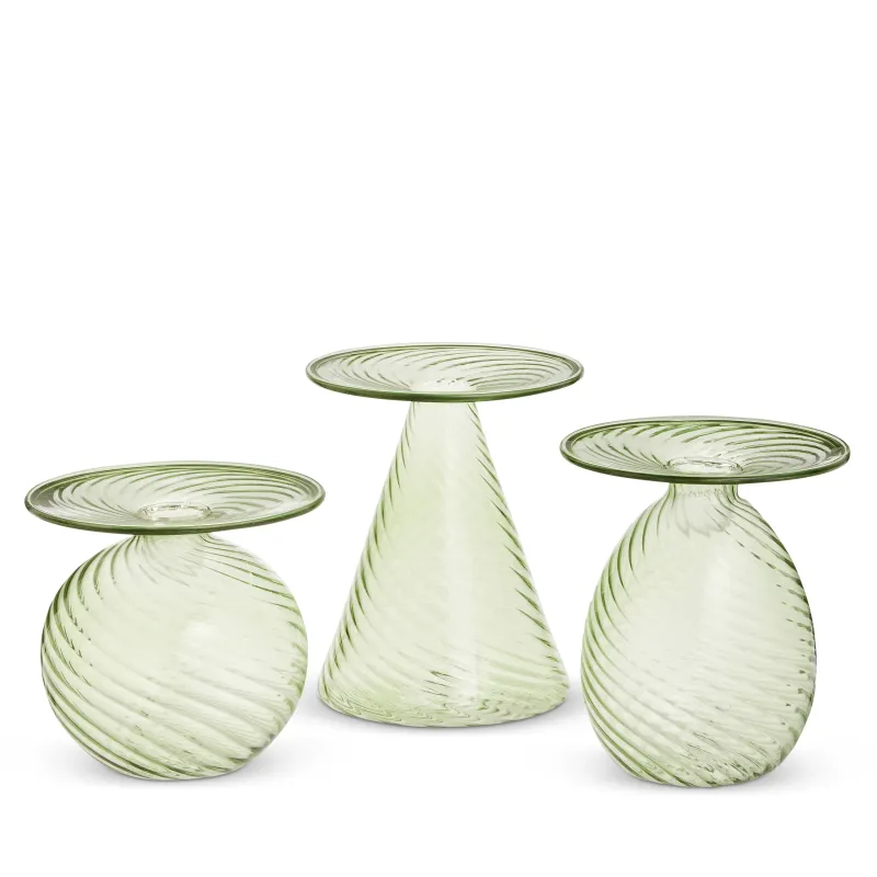 Sage Green Candle Holder