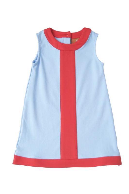 CH Collins Dress-Blue/Red