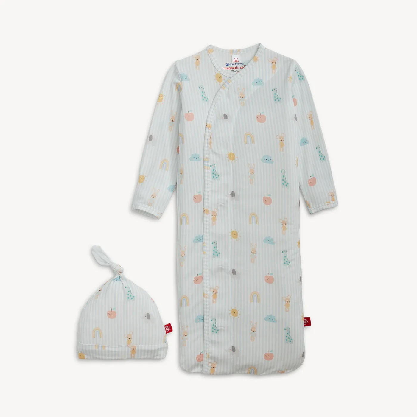 CH Lullaby Sky Blue Gown + Hat Set