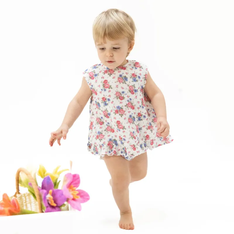 CH Cabbage Roses Top &amp; Bloomer