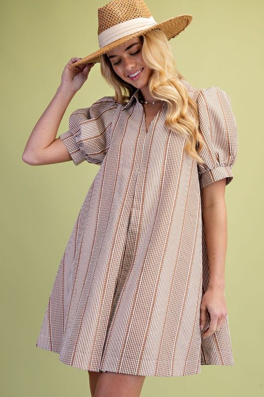 Mocha Meadow Dress