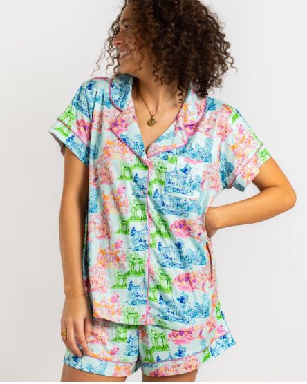 VG Maya Button Up Sleep Shirt