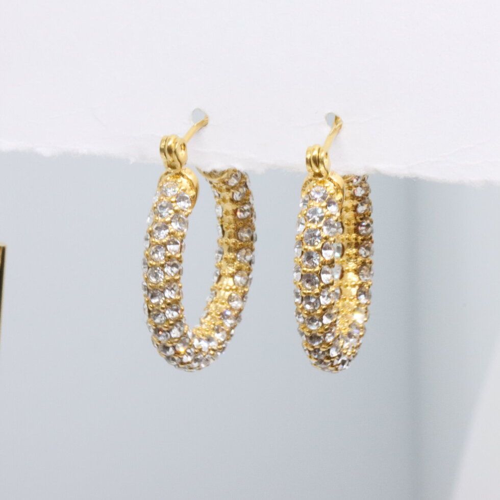 Gold C-Style Hoop 399