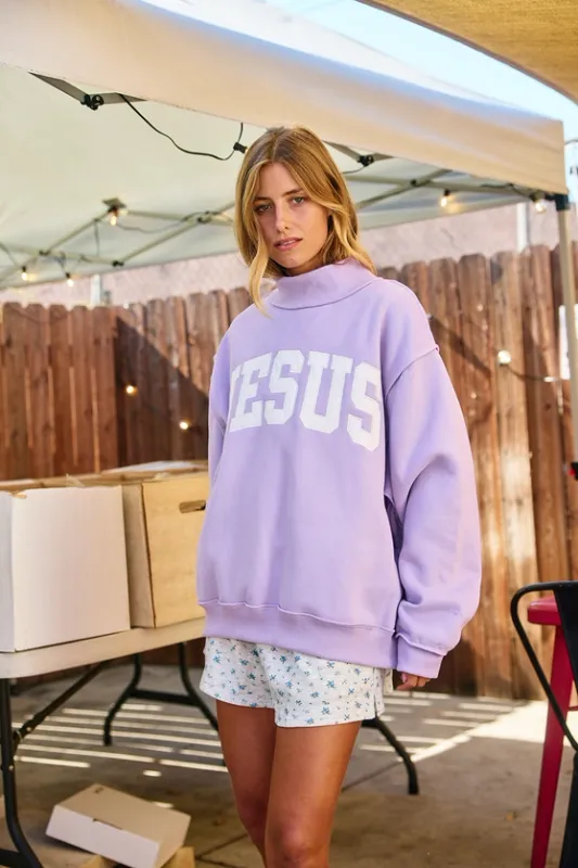 RD Jesus Mock Neck Sweatshirt