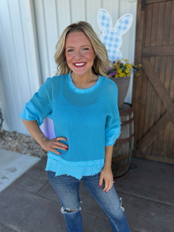 VG Turquoise Mesh Top W/Tank