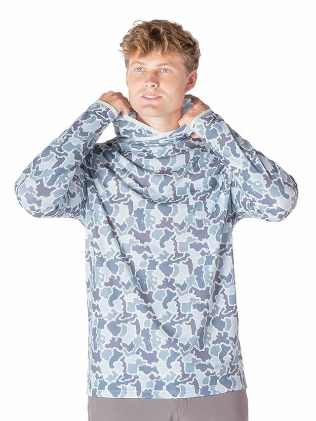 VG Camo Pullover-Blue