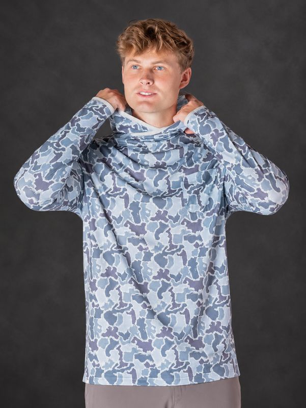 VG Camo Pullover-Blue