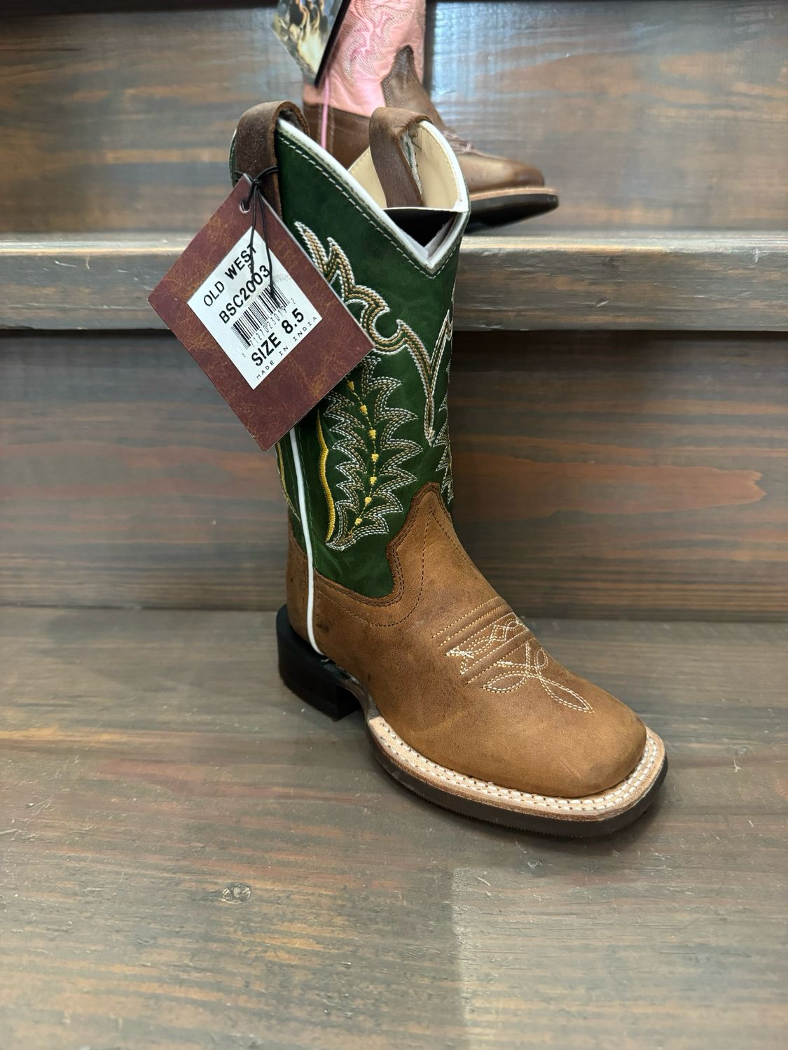 Children's Brown Foot/Green Waxy Shaft