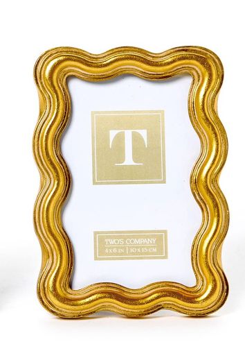 VG Tripe Wave Gold 4x6 Frame