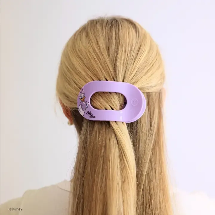 Daisy Duck Med Flat Round Clip