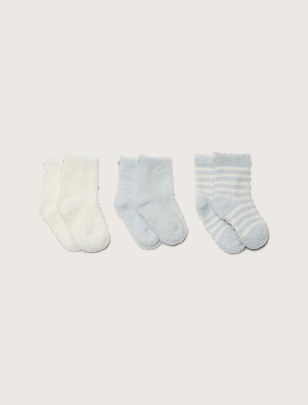 CCL Infant Socks 3 Pack-Blue Pearl