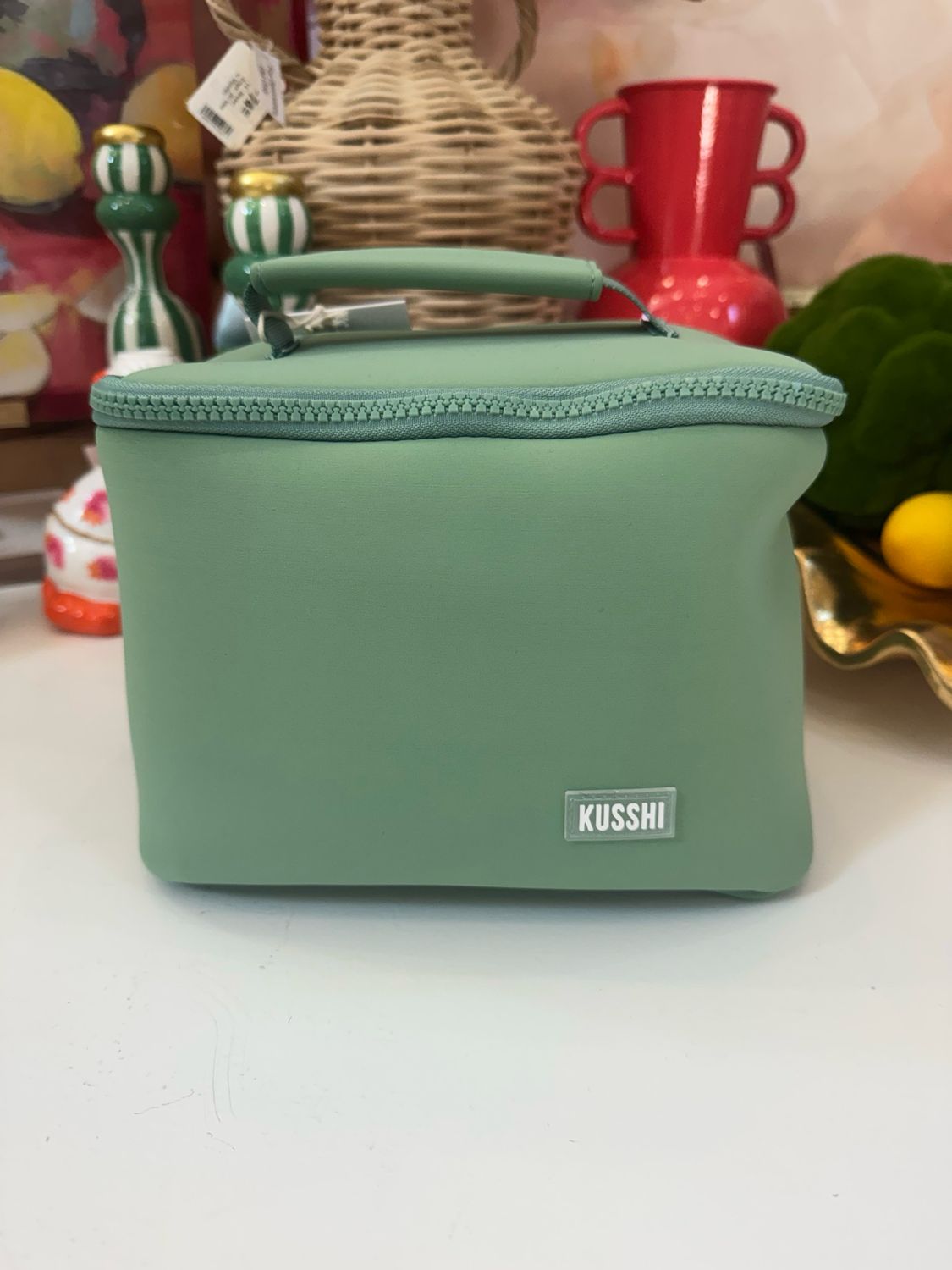 VG Neoprene Train Case Small-Sage