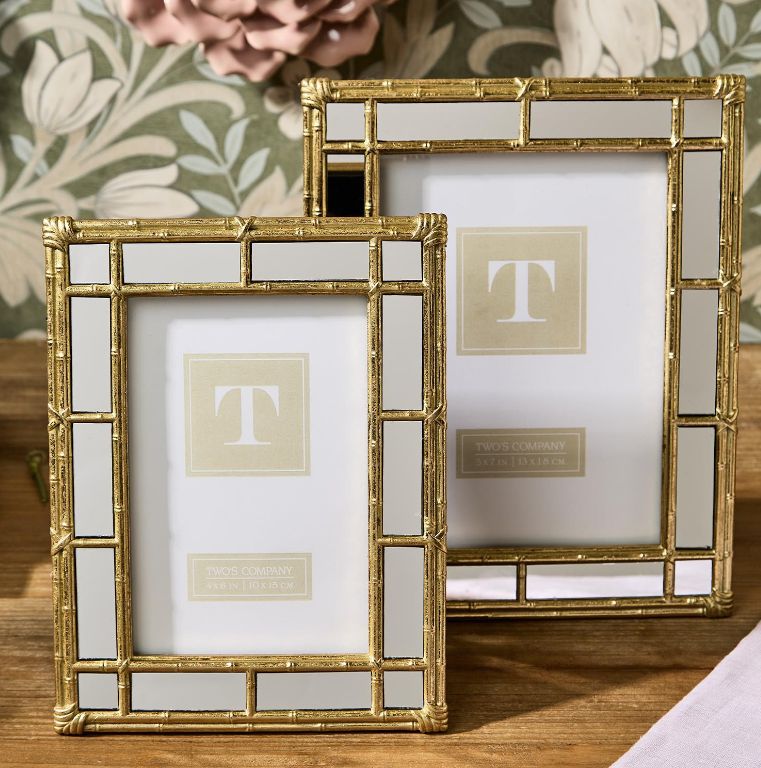 VG Bamboo Gold Mirror Edge Frame 5x7